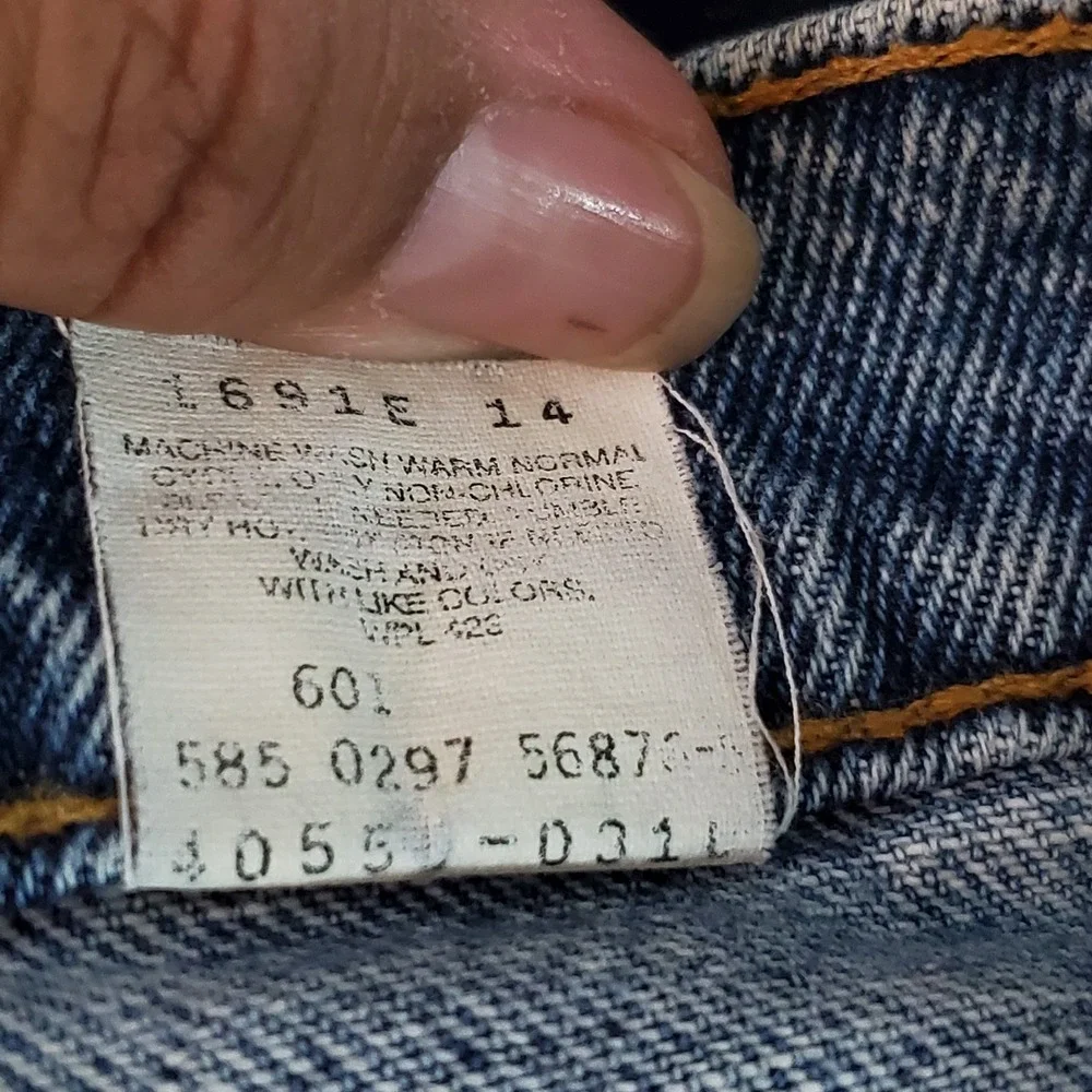 VINTAGE Levi's 550 Men Jeans 33X32 90s Orange Tab Denim Relaxed Fit 30